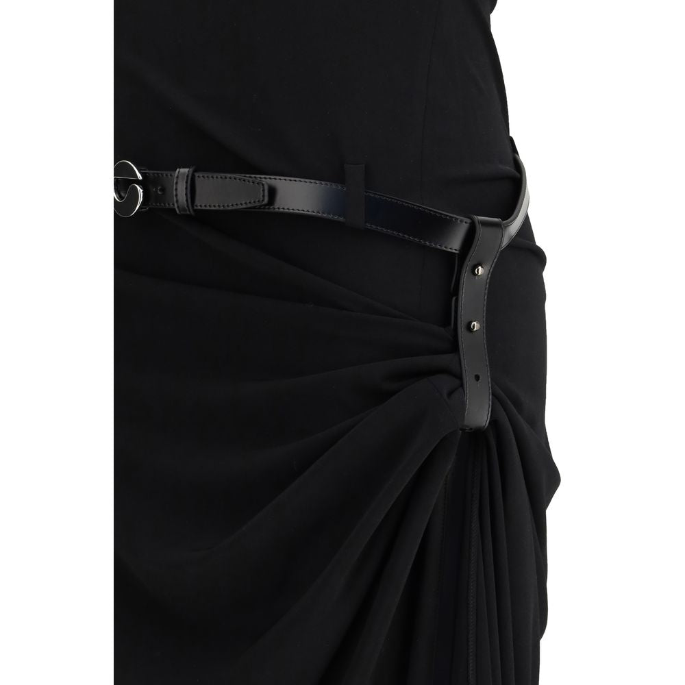 Coperni Black Polyester Cocktail Dress