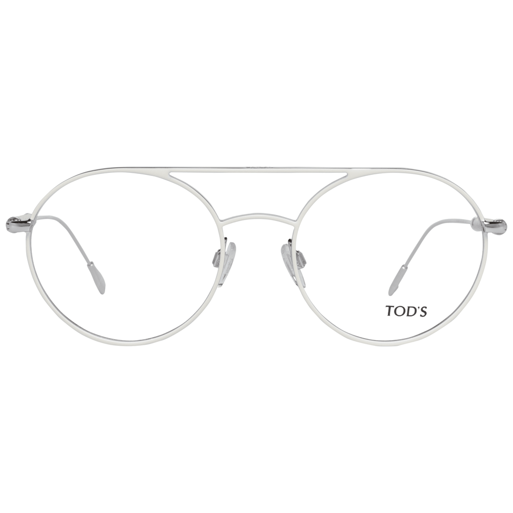 Tod's White Metal & Leather Glasses (Frames)