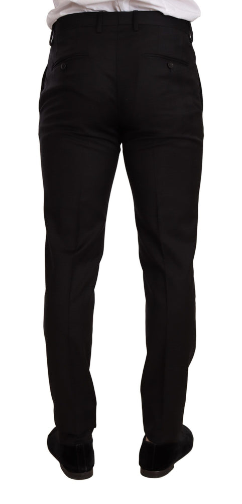 Dolce & Gabbana Black Check MARTINI SLIM FIT 2 Piece Suit