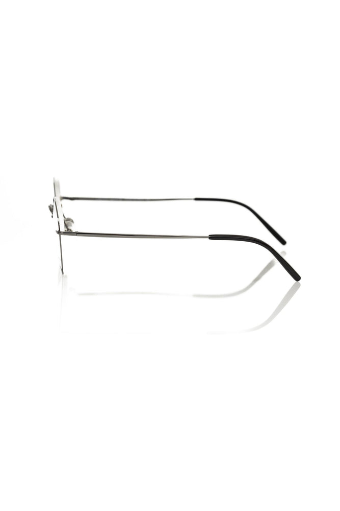 Frankie Morello Gray Metallic Men's Eyeglass Frame