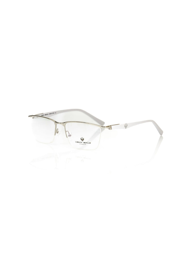 Frankie Morello Silver Metallic Men Frame