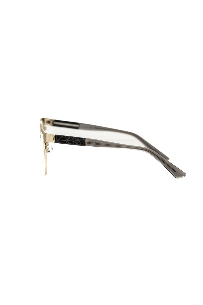 Frankie Morello Gold Metallic Women's Eyeglass Frame