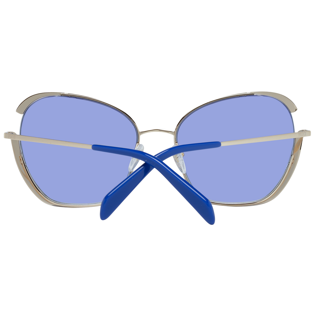Emilio Pucci Gold Metal Sunglasses