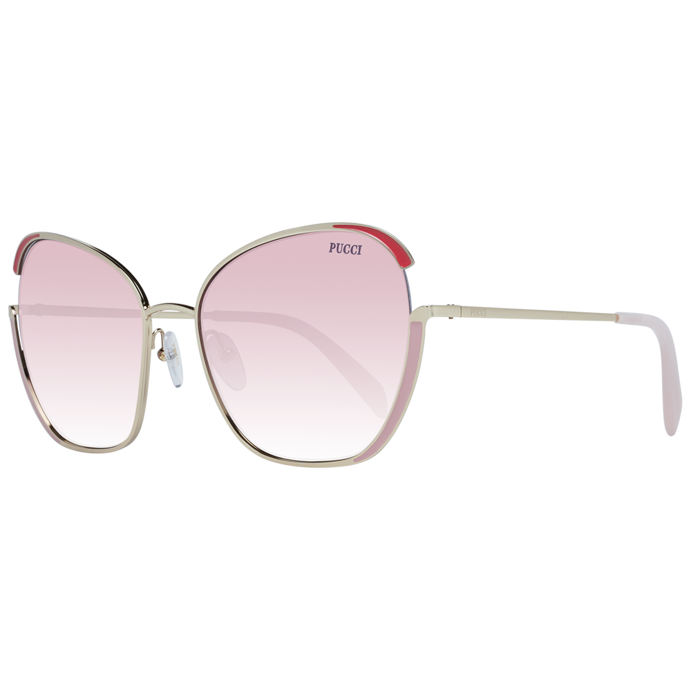 Emilio Pucci Gold Metal Sunglasses
