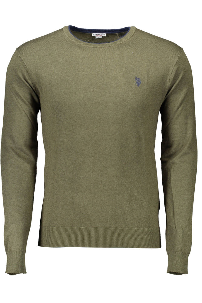 U.S. POLO ASSN. Green Wool Men Sweater