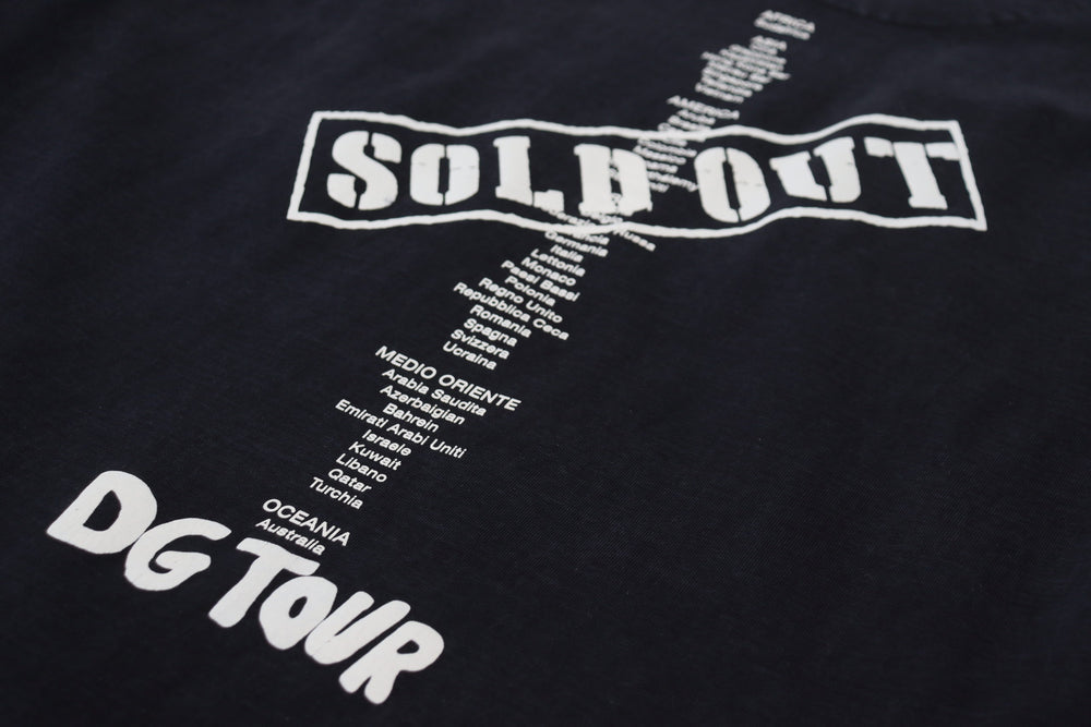 Dolce & Gabbana Black D&G Fashion Round Neck Cotton T-shirt