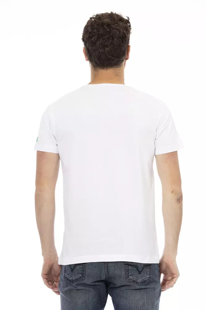 Trussardi Action White Cotton Men's T-Shirt