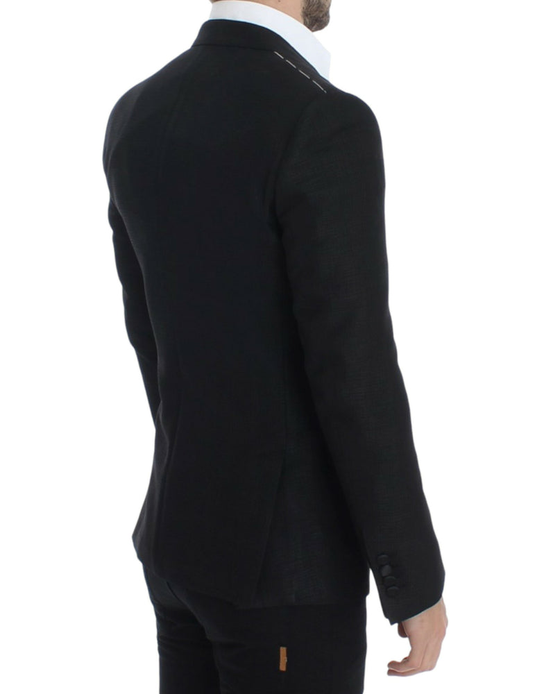 Dolce & Gabbana Black wool MARTINI slim blazer