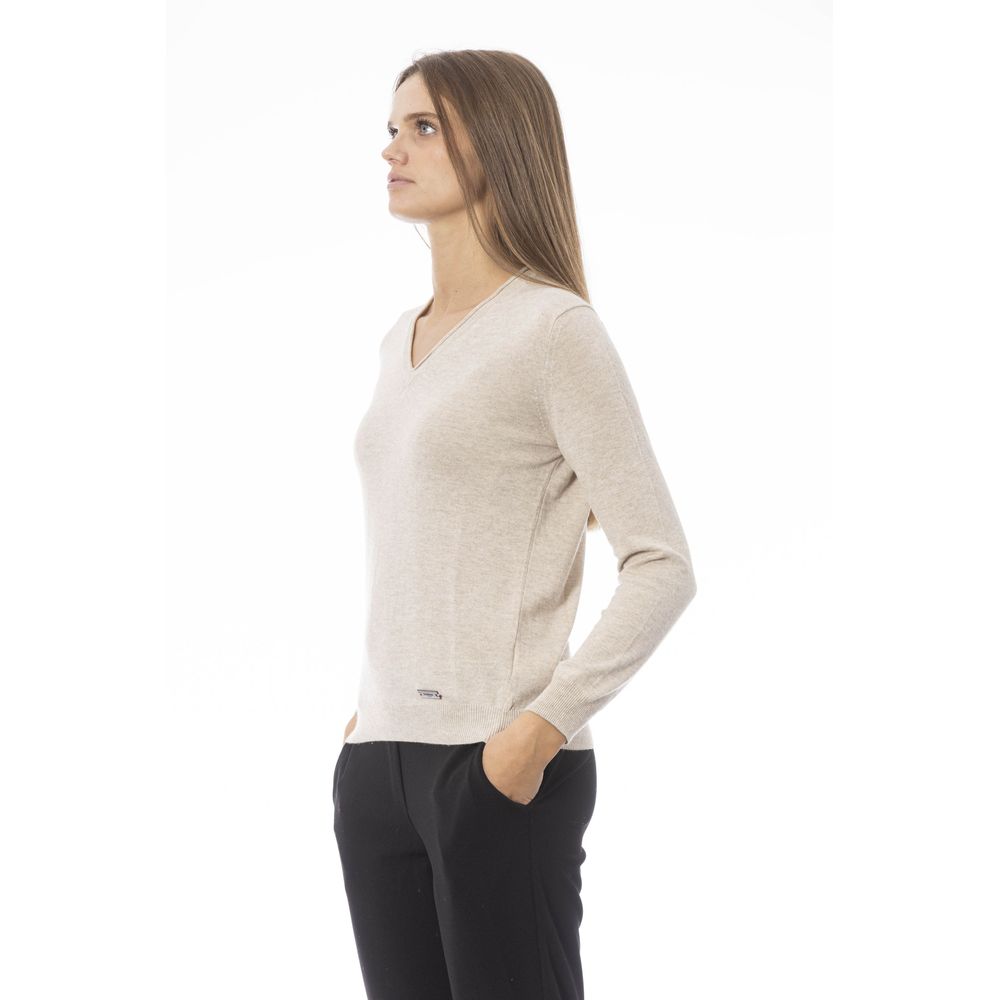 Baldinini Trend Beige Polyamide Women Sweater