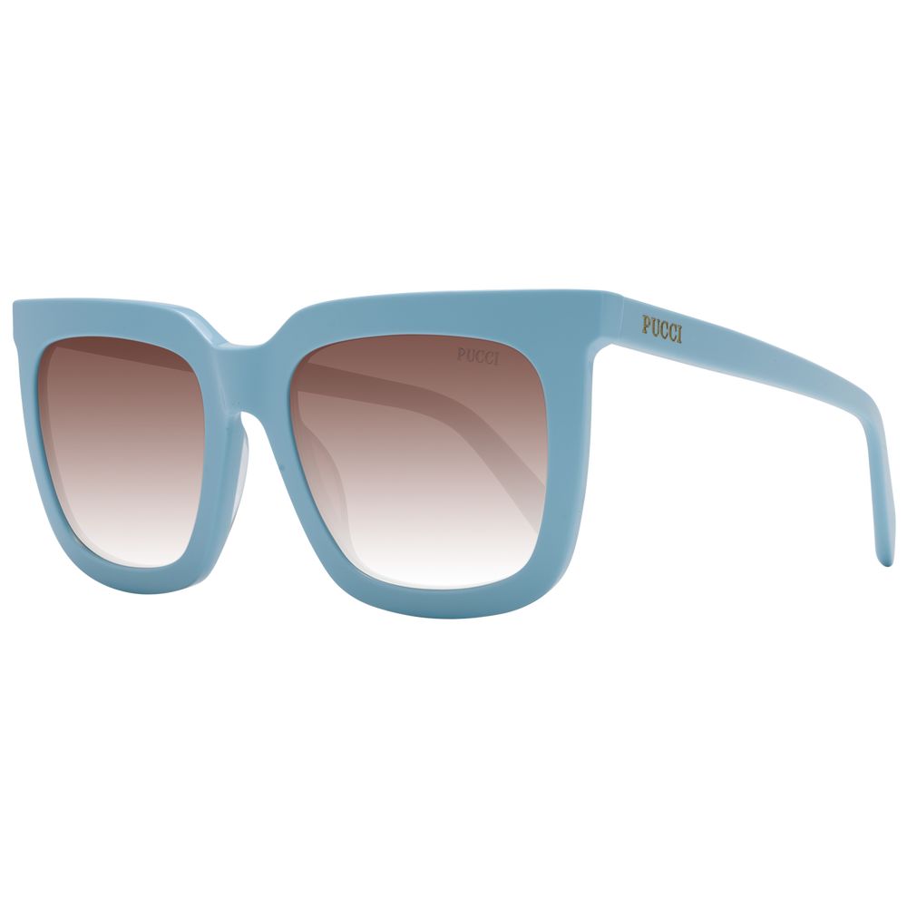 Emilio Pucci Blue Plastic Sunglasses