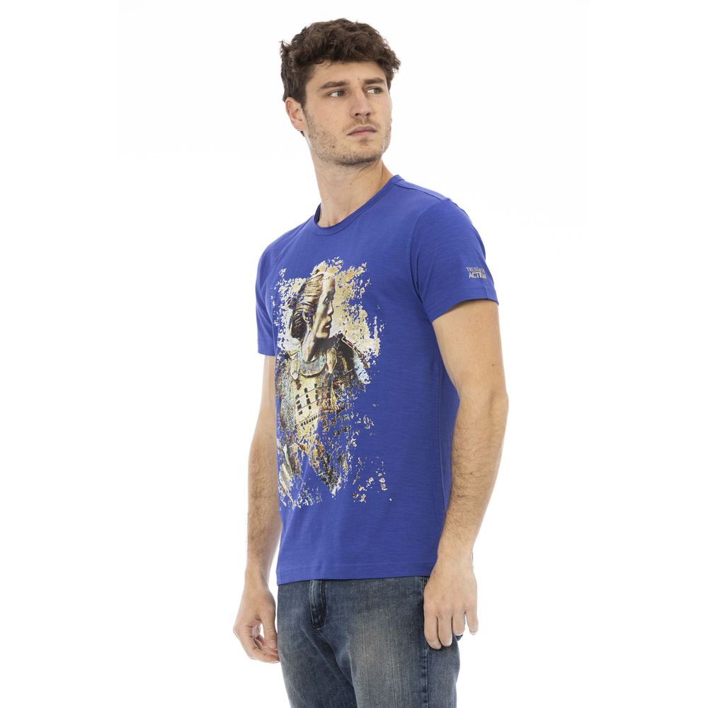 Trussardi Action Blue Cotton Men's T-Shirt