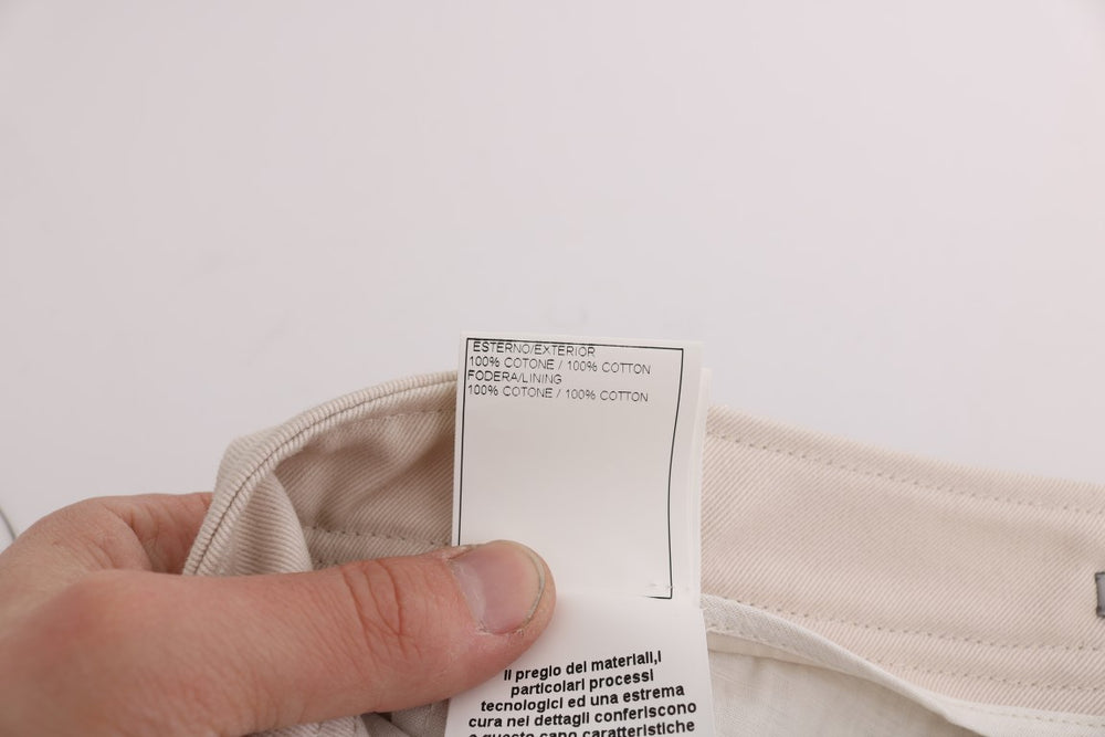 Ermanno Scervino White Slim Fit Casual Jeans