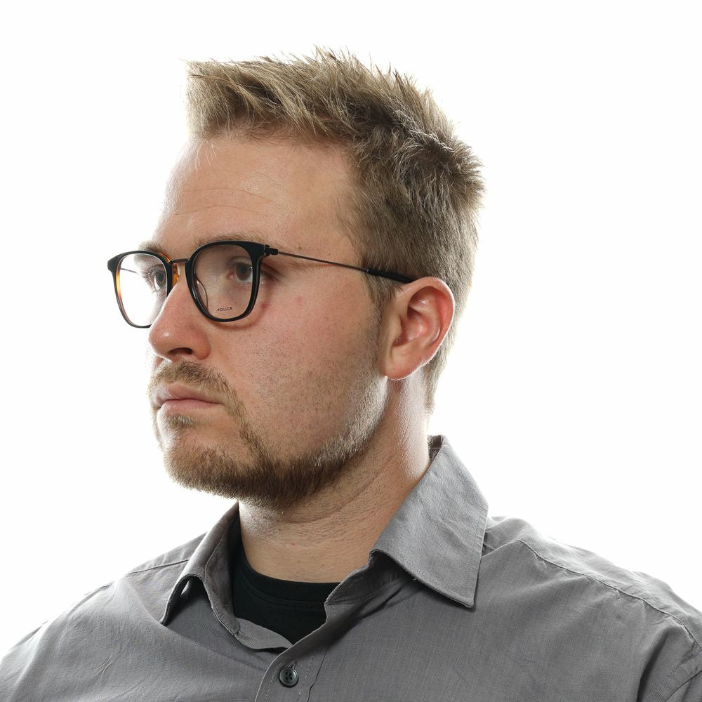 Police Black Metal & Plastic Glasses (Frames)