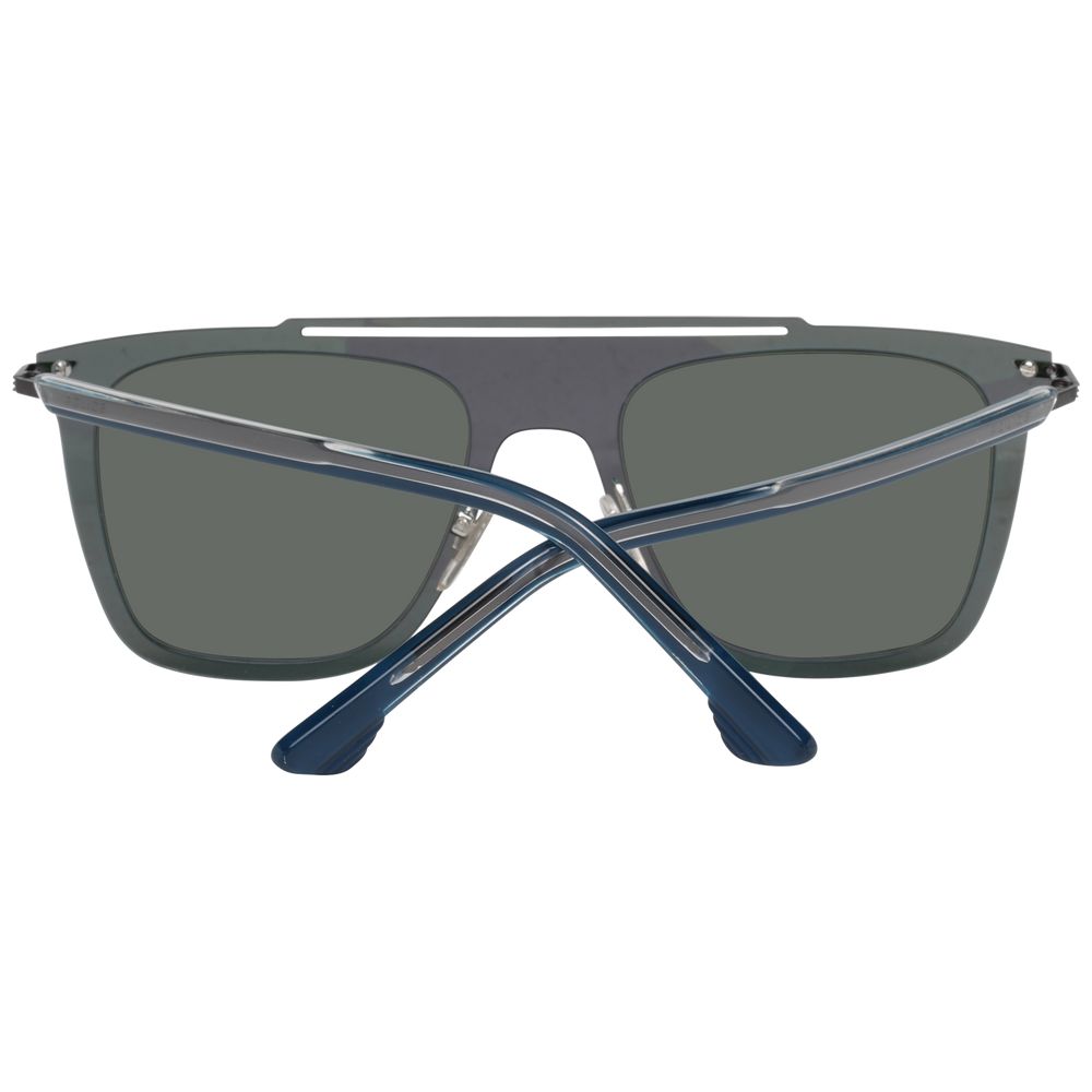 Police Blue Plastic Sunglasses
