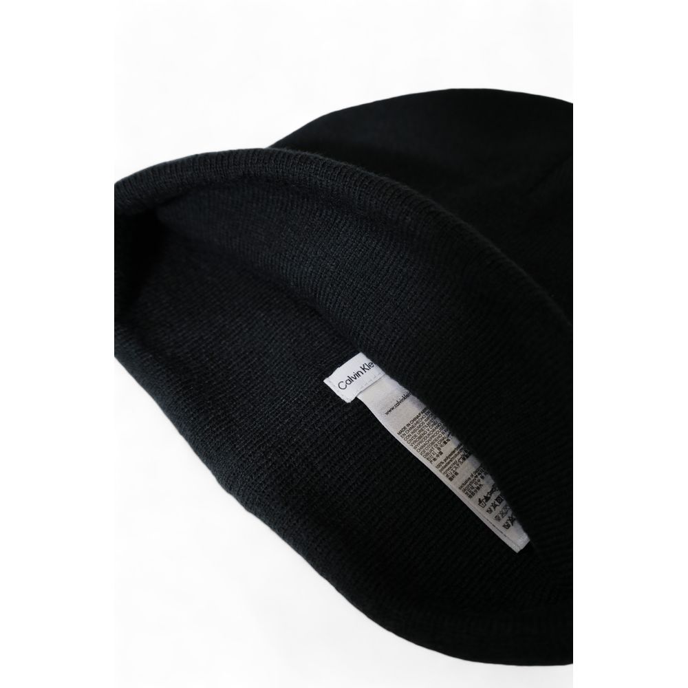 Calvin Klein Black Recycled Polyester Cap (Baseball Hat)