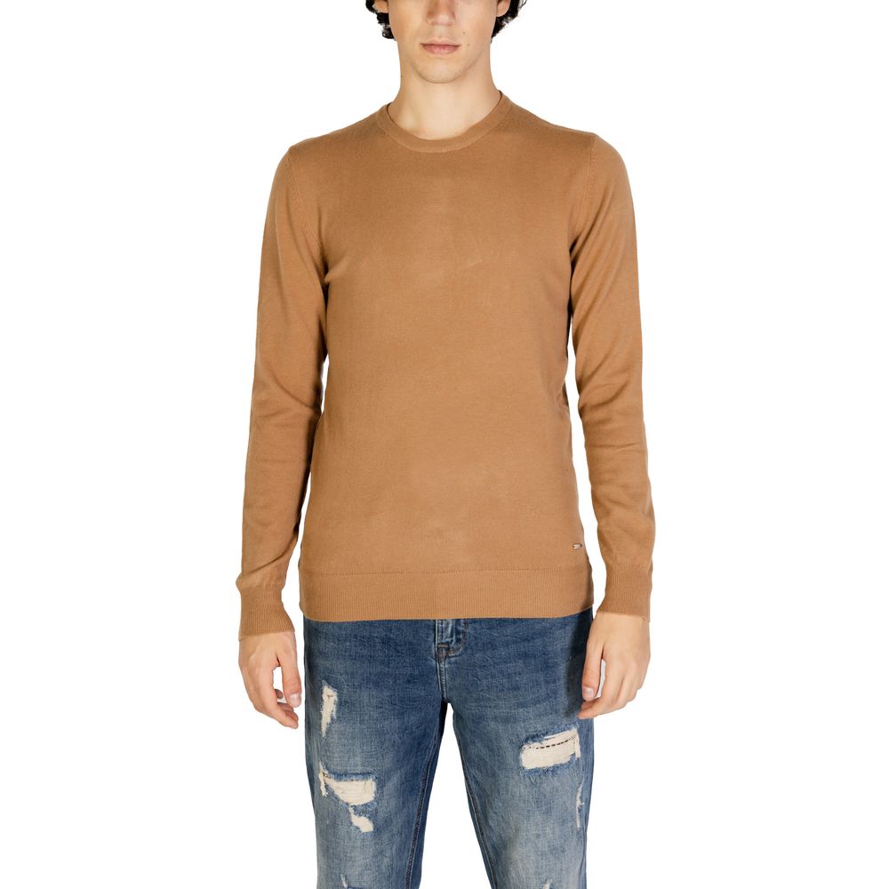 Gianni Lupo Brown Polyester Sweatshirt