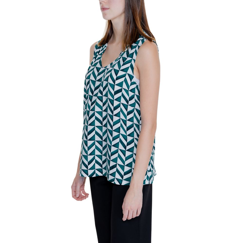 Street One Green Viscose Tank Tops