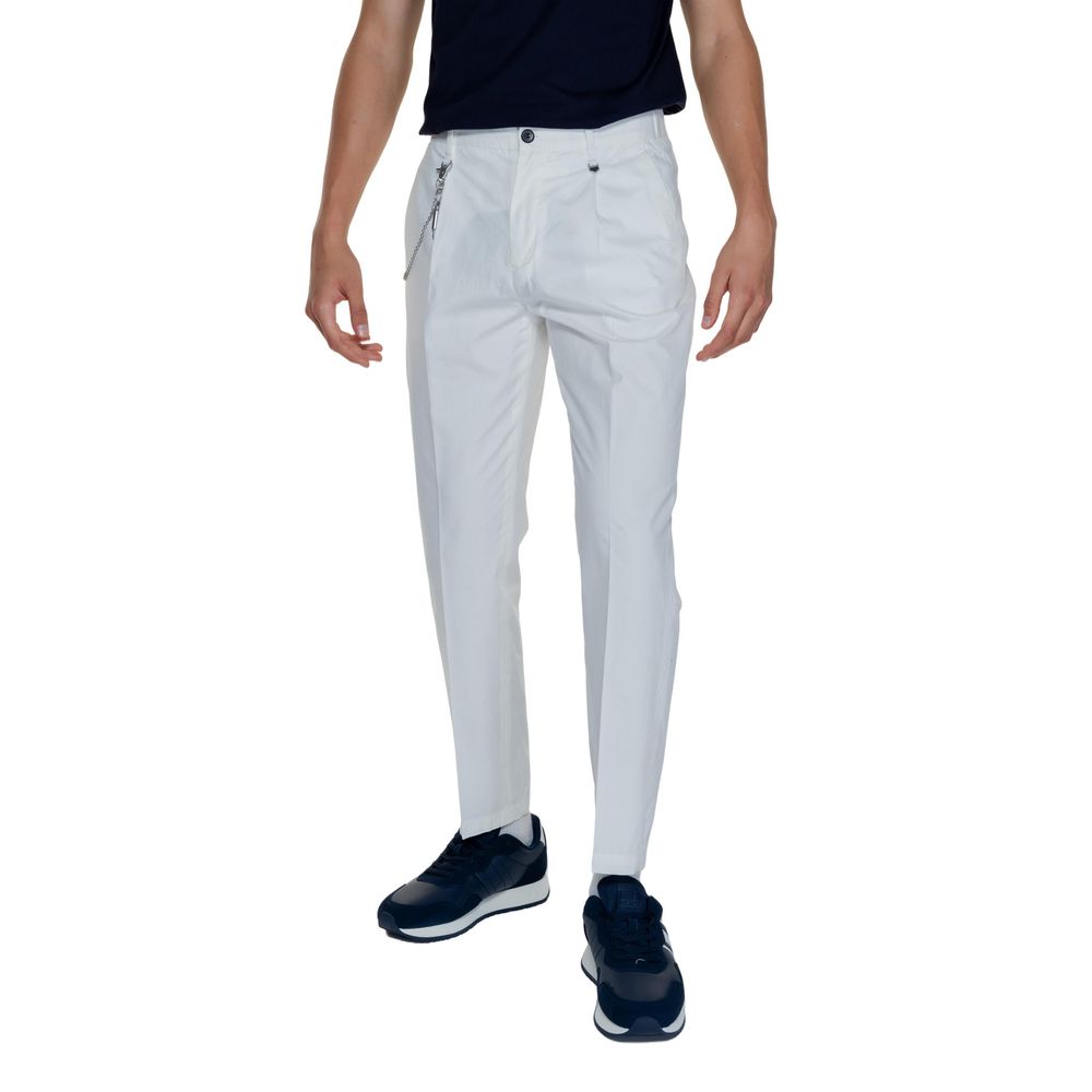 Antony Morato White Cotton Casual Pants
