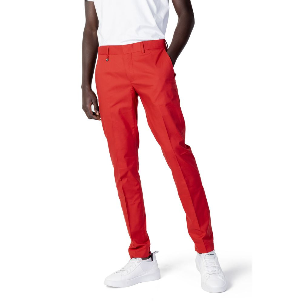 Antony Morato Red Cotton Pants