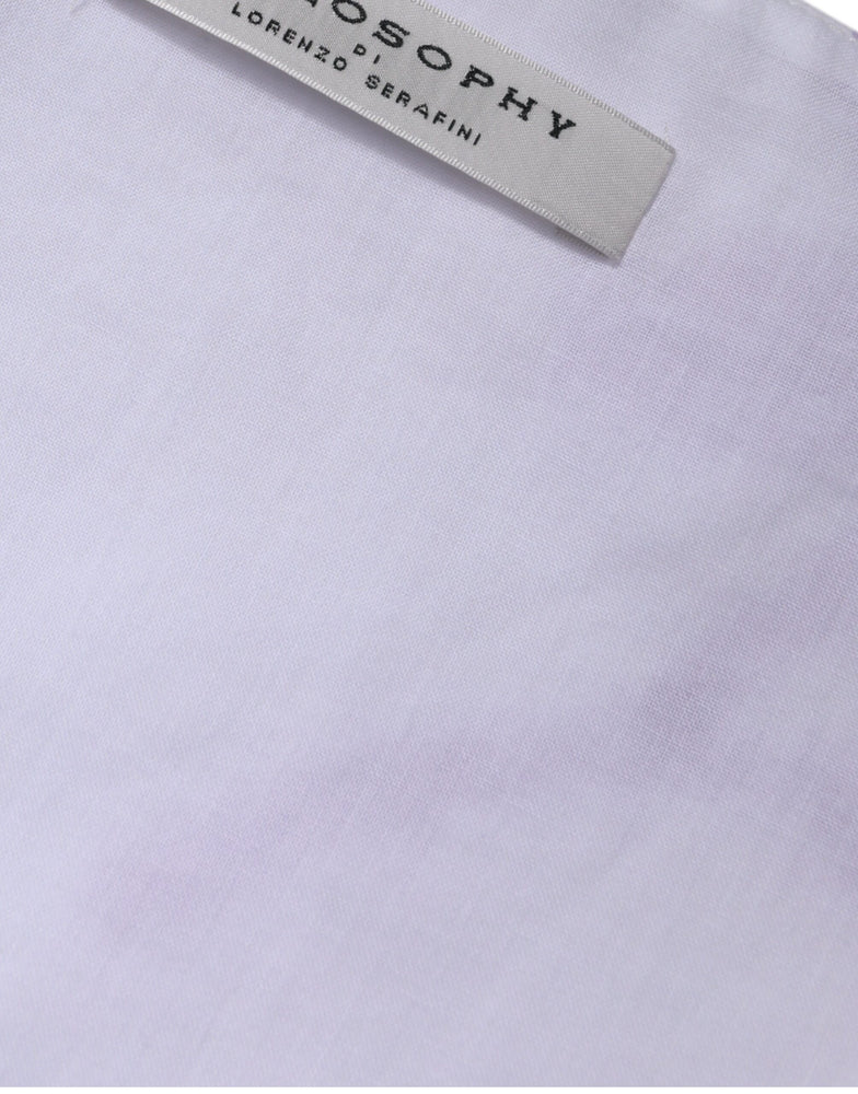 Philosophy White Floral Cotton Maxi Dress