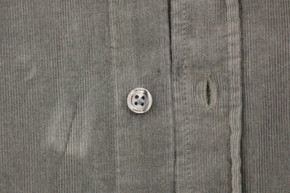 GF Ferre Green Button Front Cotton Casual Shirt