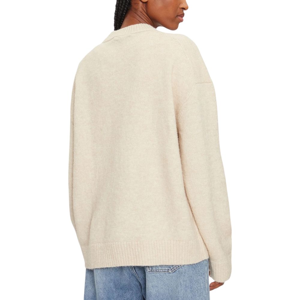 Calvin Klein Jeans Beige Polyester Sweatshirt