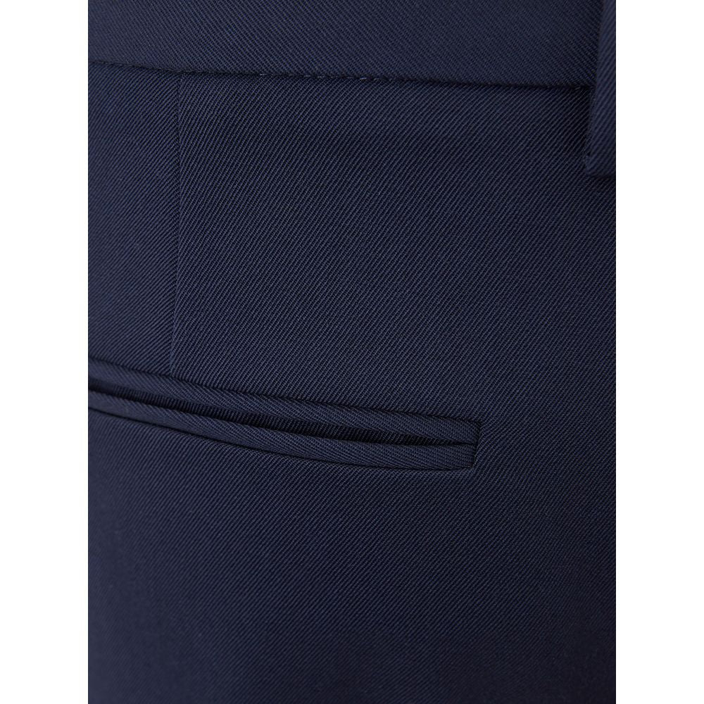Lardini Blue Wool Dress Pants