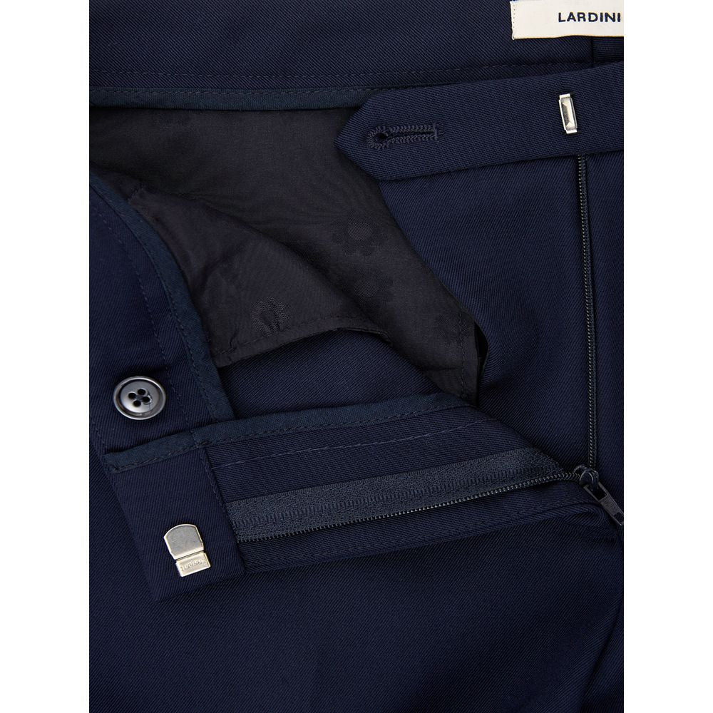 Lardini Blue Wool Dress Pants
