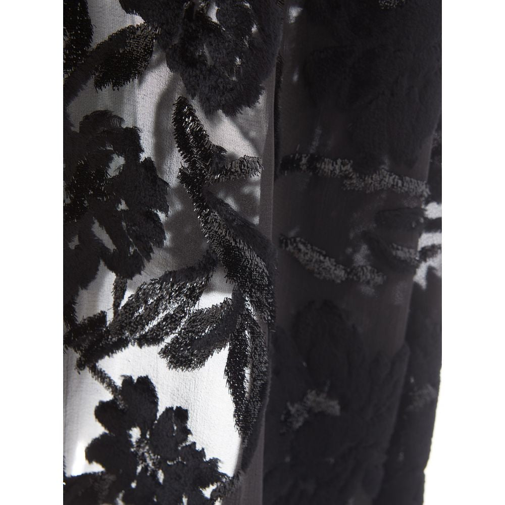 Lardini Black Viscose Cocktail Dress