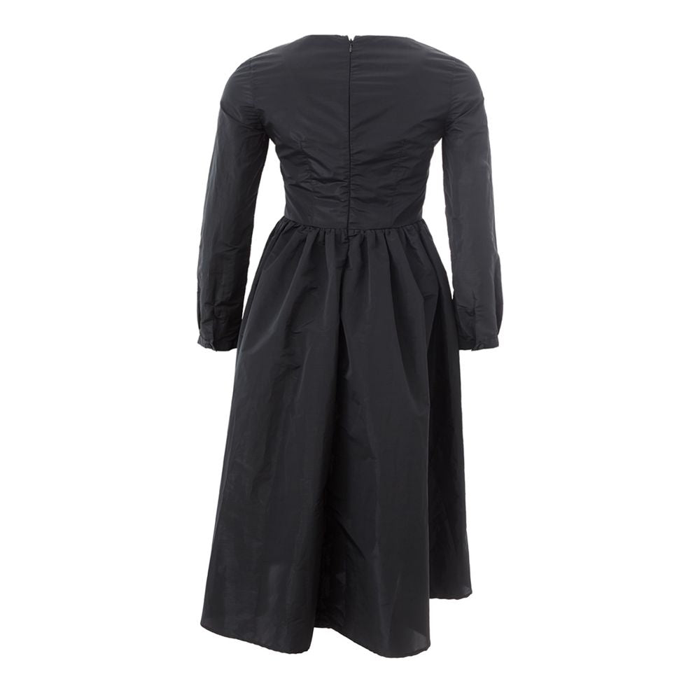 Lardini Black Polyester Cocktail Dress
