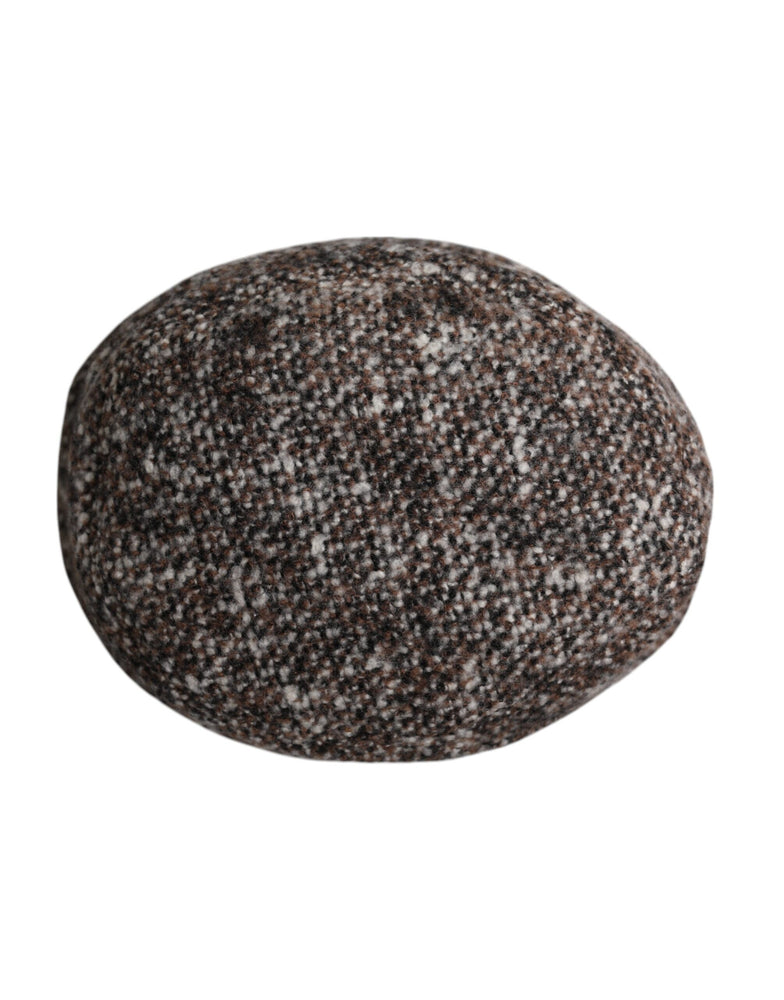 Dolce & Gabbana Brown Alpaca Wool Woven Bucket Hat