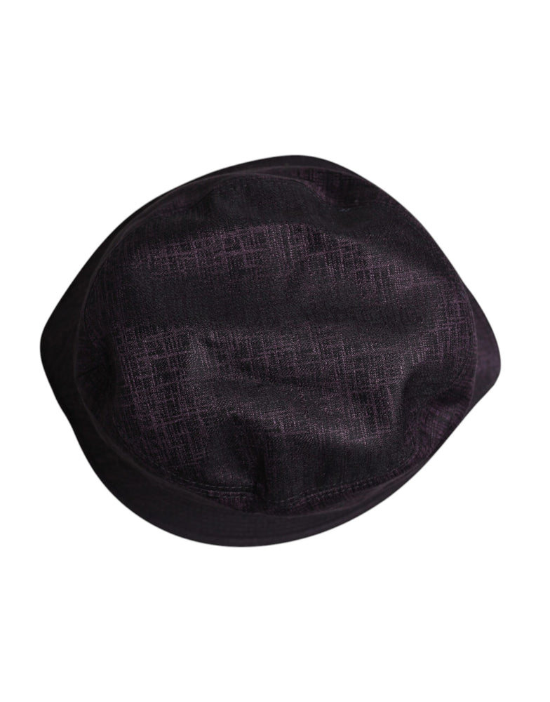 Dolce & Gabbana Black Wide Brim Nylon Bucket Hat