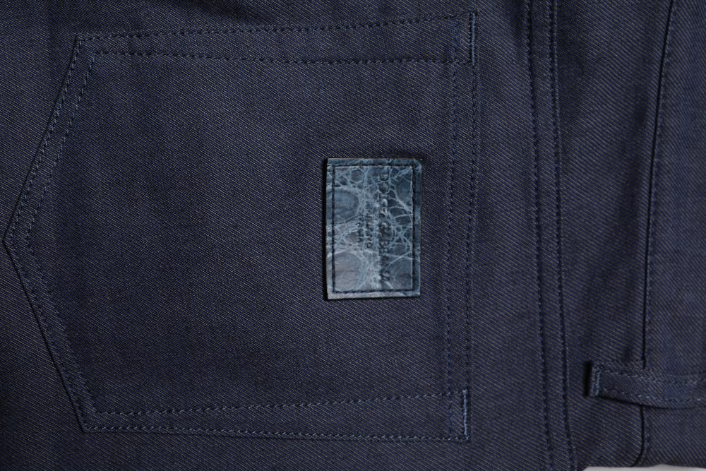 Dolce & Gabbana Dark Blue Cotton Stretch Skinny Denim Jeans