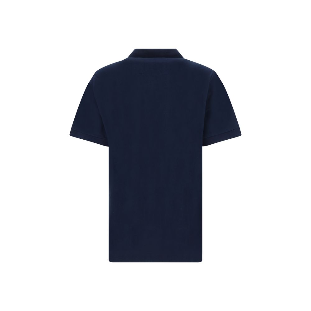Dolce & Gabbana Blue Cotton Polo Shirt