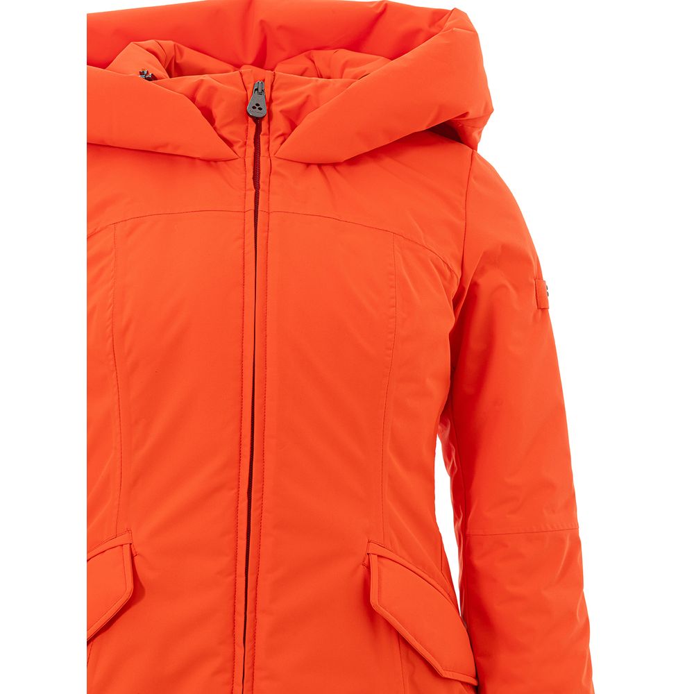 Peuterey Orange Polyester Full-Length Jacket