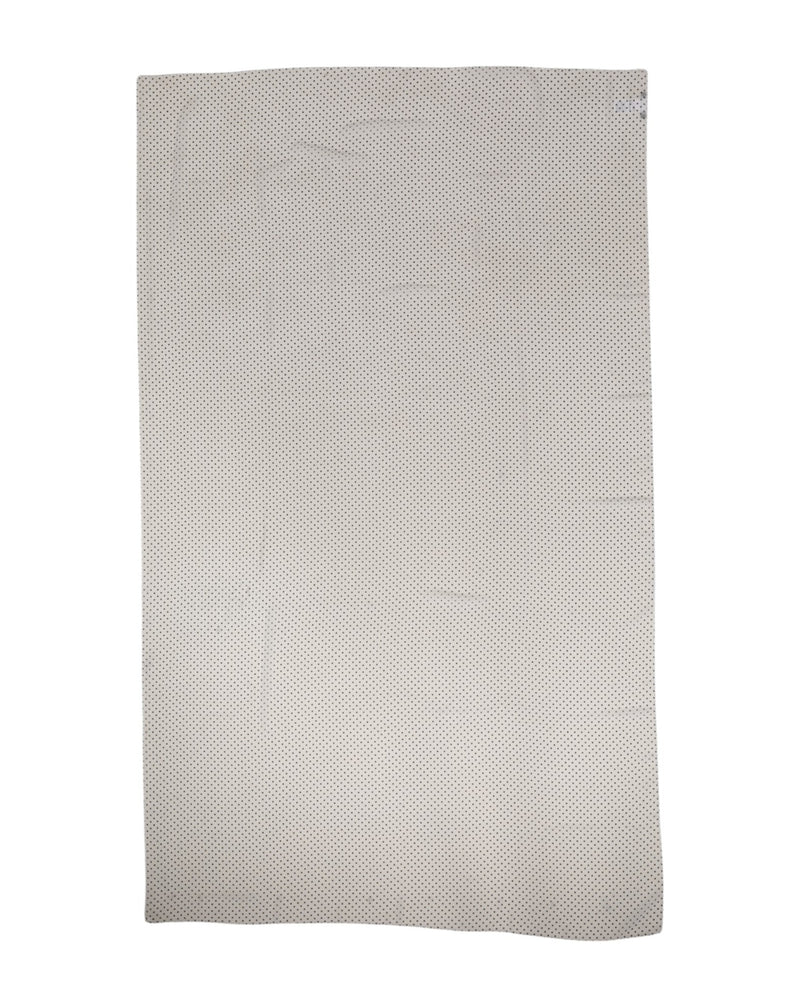 Dolce & Gabbana White Polka Dots Polyester Wrap Shawl Scarf