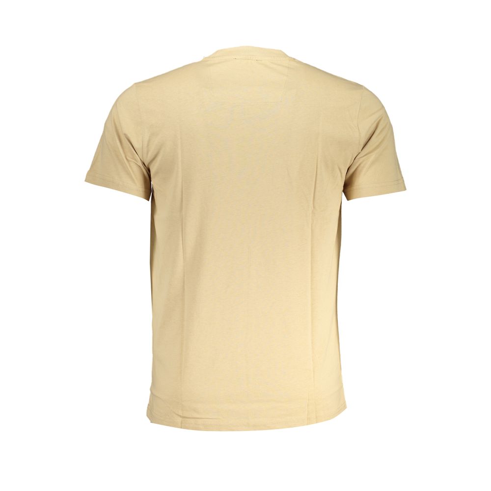 Cavalli Class Beige Cotton Men's T-Shirt