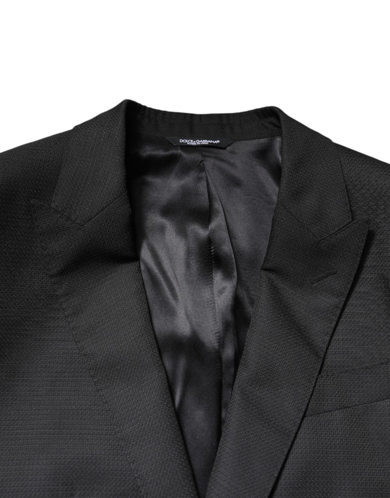 Dolce & Gabbana Black Single Breasted Formal 2 Piece Suit