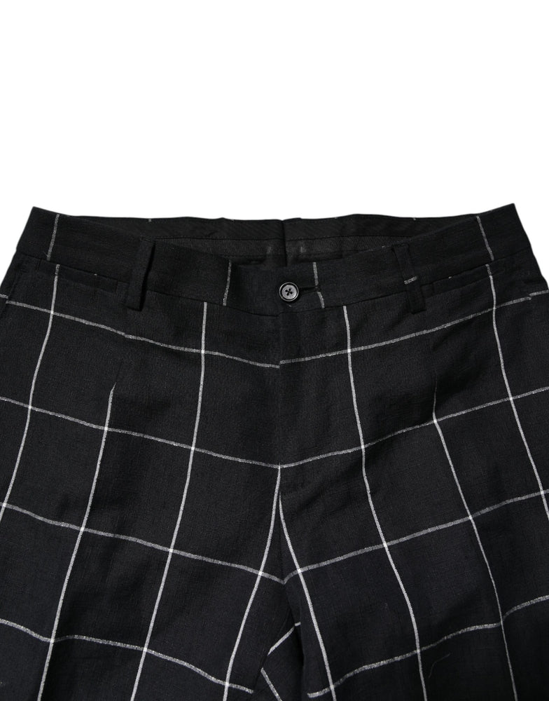 Dolce & Gabbana Black TAORMINA Double Breasted 2 Piece Suit