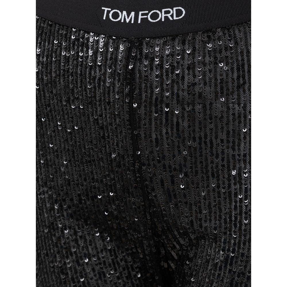Tom Ford Black Polyester Joggers (Workout Pants)