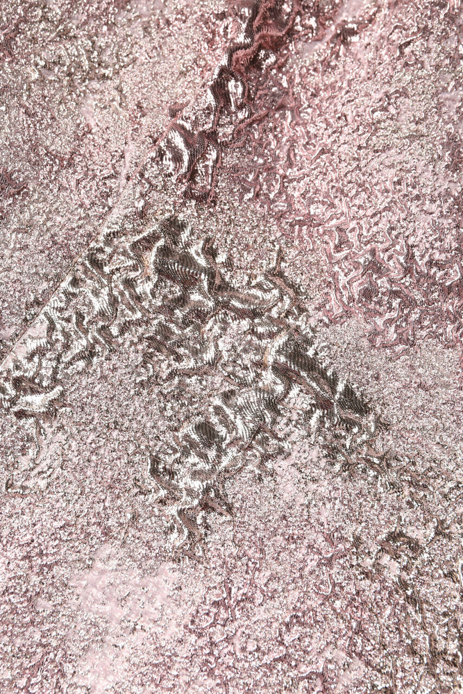 Dolce & Gabbana Pink Jacquard Sleeveless Sheath Mini Dress