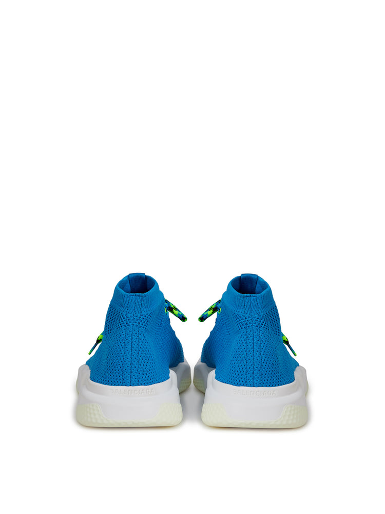 Balenciaga Blue Cotton Athletic Sneakers