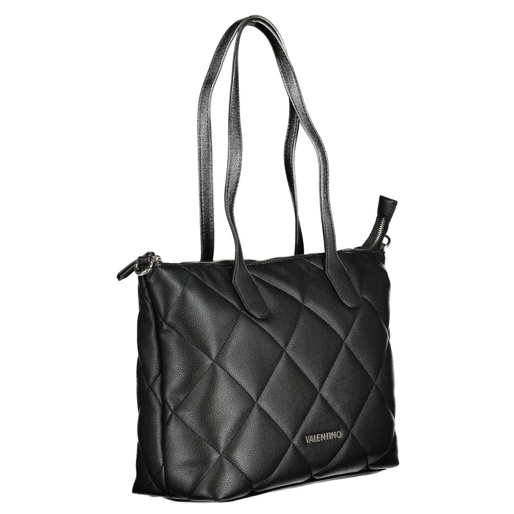 Mario Valentino Black Polyurethane Women Handbag