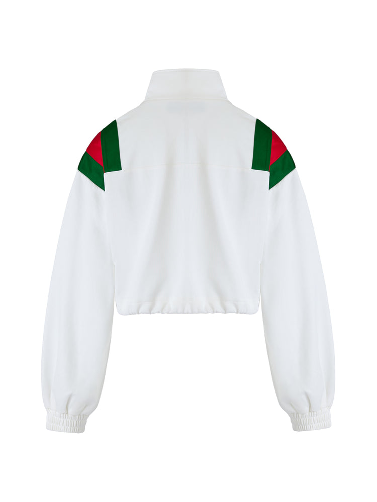 Gucci White Polyester Logo Sweatshirt