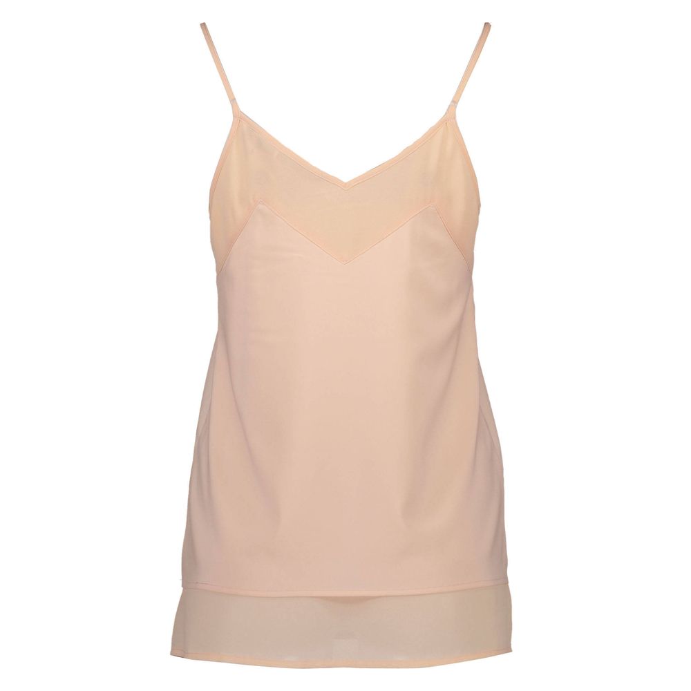 Silvian Heach Pink Polyester Women Tank Top