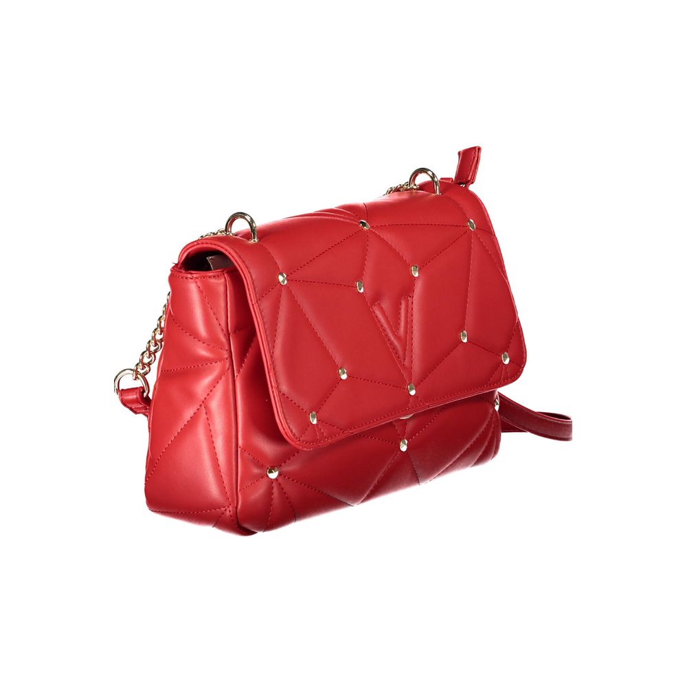 Mario Valentino Red Polyurethane Women Shoulder Bag