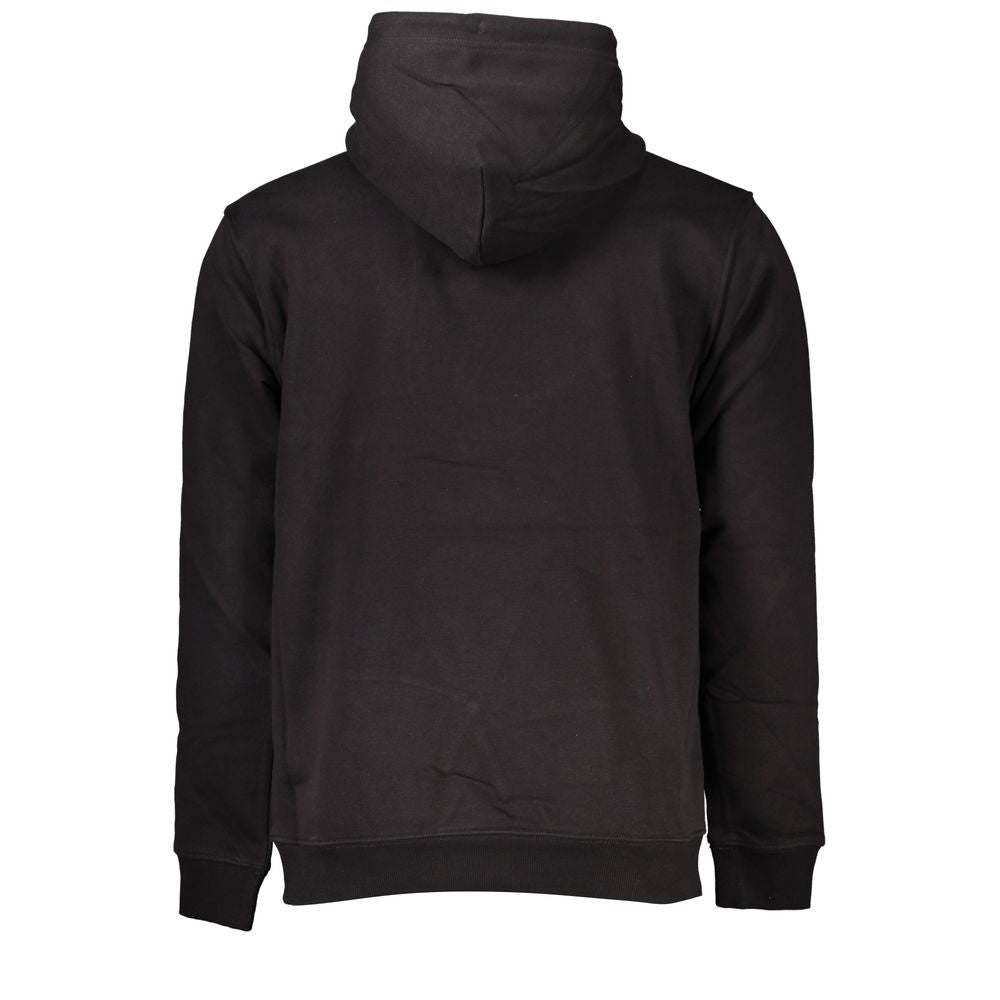 Tommy Hilfiger Black Cotton Men's Sweater Hoodie