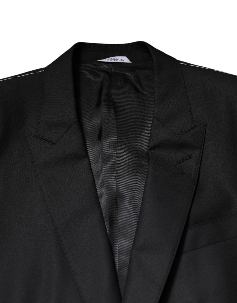 Dolce & Gabbana Black Single Breasted Suit 2 Piece Jacket