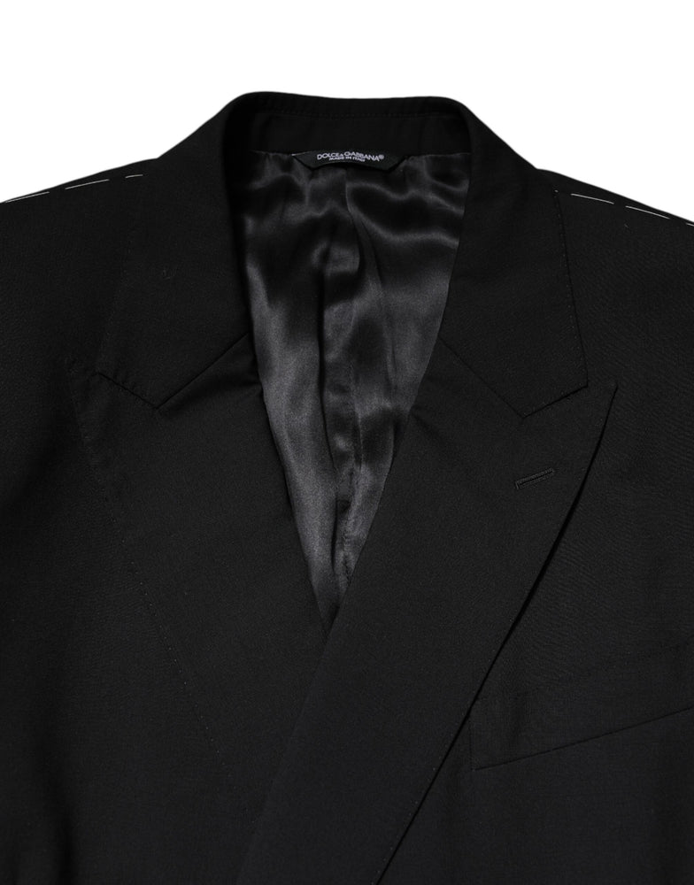 Dolce & Gabbana Black MARTINI Double Breasted Suit Jacket