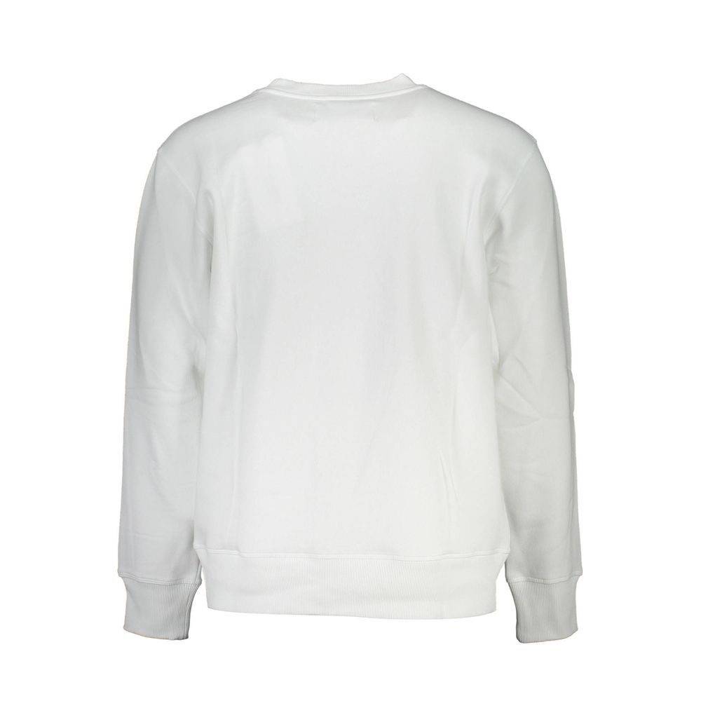 Calvin Klein White Cotton Men Sweater